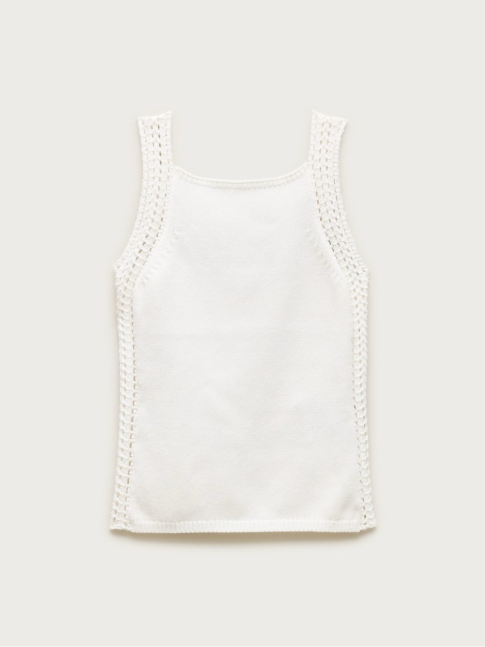 nwt j.crew crochet sweater tank in white M $98
